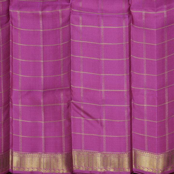Hayagrivas Handloom Multicolour Checks Kanjivaram Silk Saree KBFL193F1-1