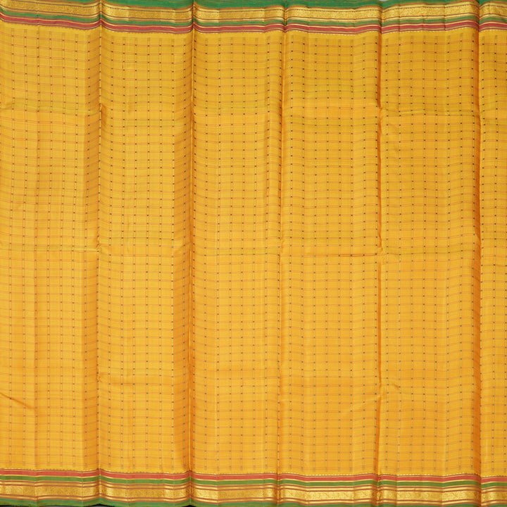 Hayagrivas Handloom Yellow Kanjivaram Silk Saree KBFL197F1-1-SBS