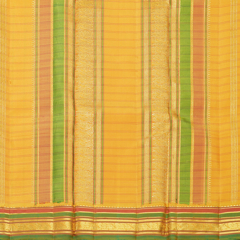 Hayagrivas Handloom Yellow Kanjivaram Silk Saree KBFL197F1-1-SBS