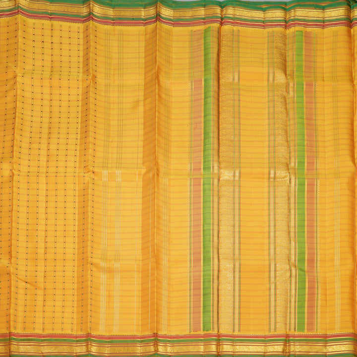 Hayagrivas Handloom Yellow Kanjivaram Silk Saree KBFL197F1-1-SBS