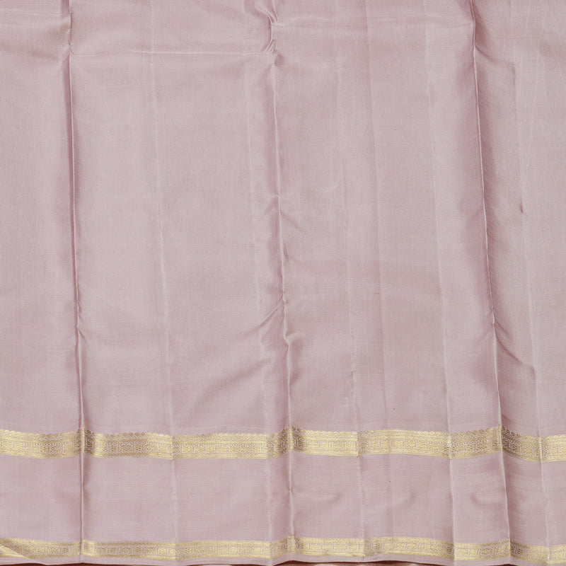 Hayagrivas Handloom Burgundy Kanjivaram Silk Saree with Onion Pink Border KBFL201G1-1-SBS-BF201