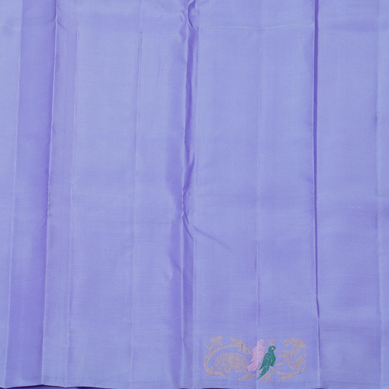 Hayagrivas Handloom Lavender Kanjivaram Silk Saree KBFL205G1-1-SBS-BF205