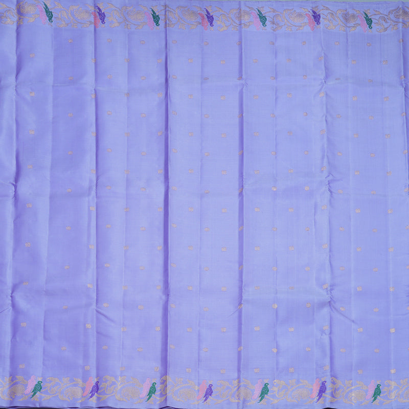 Hayagrivas Handloom Lavender Kanjivaram Silk Saree KBFL205G1-1-SBS-BF205