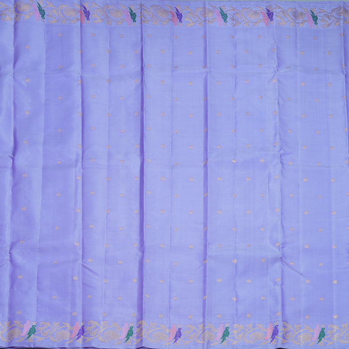 Hayagrivas Handloom Lavender Kanjivaram Silk Saree KBFL205G1-1-SBS-BF205