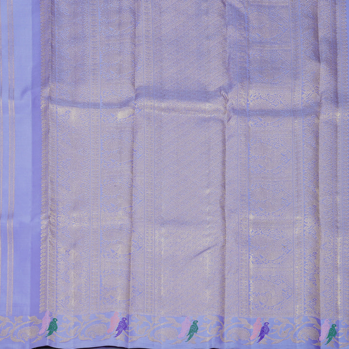 Hayagrivas Handloom Lavender Kanjivaram Silk Saree KBFL205G1-1-SBS-BF205