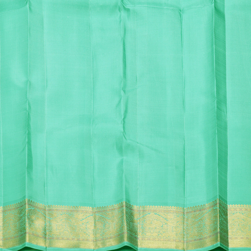 Hayagrivas Handloom Sea Green Kanjivaram Silk Saree KBFL208G1-1-SBS-BF208