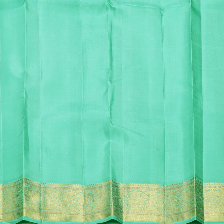 Hayagrivas Handloom Sea Green Kanjivaram Silk Saree KBFL208G1-1-SBS-BF208