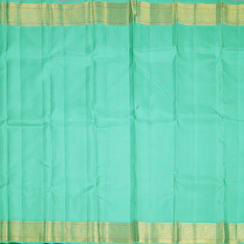 Hayagrivas Handloom Sea Green Kanjivaram Silk Saree KBFL208G1-1-SBS-BF208