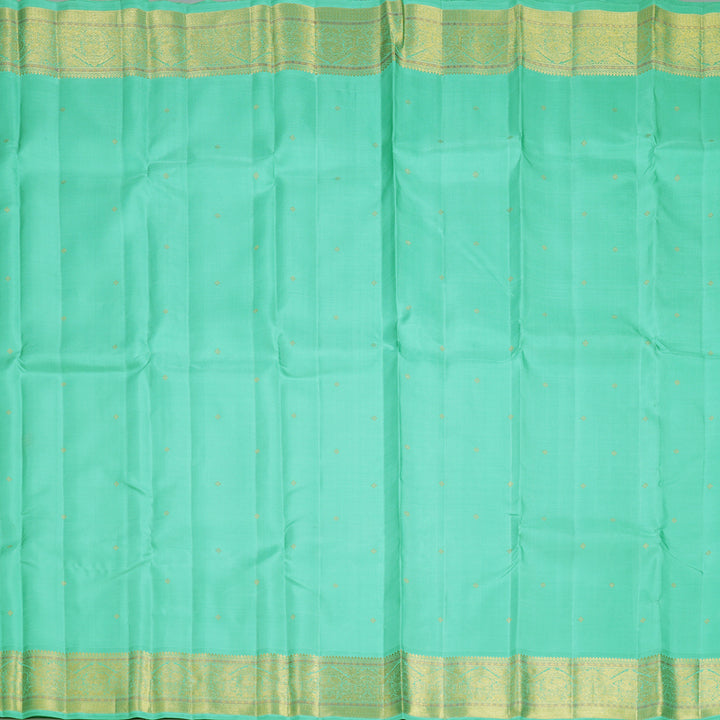 Hayagrivas Handloom Sea Green Kanjivaram Silk Saree KBFL208G1-1-SBS-BF208