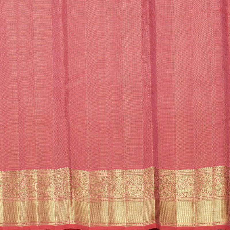 Hayagrivas Handloom Onion Pink Kanjivaram Silk Saree with Pink Border KBFL211G1-1-SBS-BF211