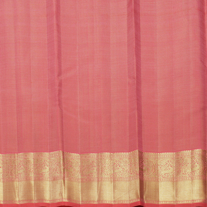 Hayagrivas Handloom Onion Pink Kanjivaram Silk Saree with Pink Border KBFL211G1-1-SBS-BF211