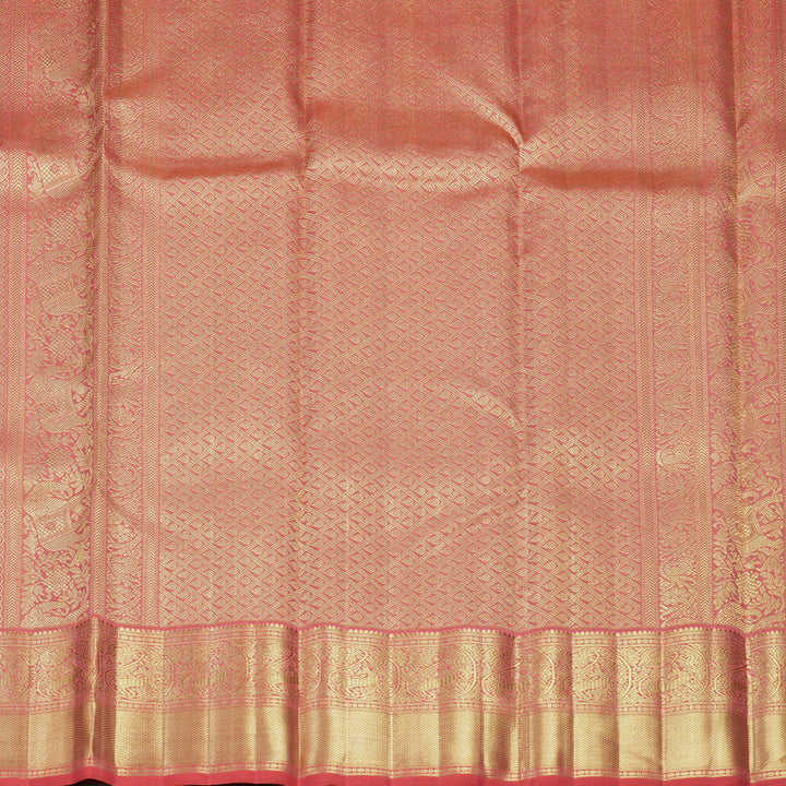 Hayagrivas Handloom Onion Pink Kanjivaram Silk Saree with Pink Border KBFL211G1-1-SBS-BF211
