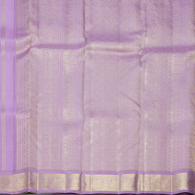 Hayagrivas Handloom Lilac Kanjivaram Silk Saree KBFL220G1-1-SBS-BF220