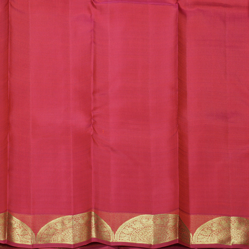 Hayagrivas Handloom Reddish-Pink Kanjivaram Silk Saree KBFL221G1-1-SBS-BF221