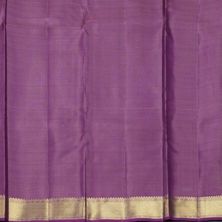 Hayagrivas Handloom Vadamalli Purple Kanjivaram Silk Saree KBFL222G1-1-SBS-BF222