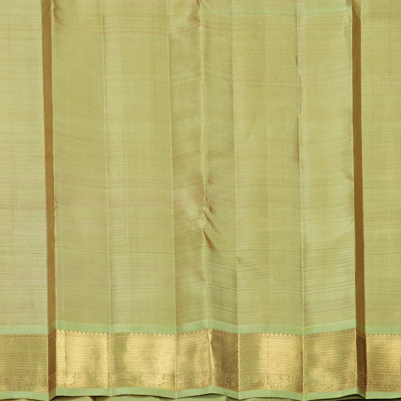 Hayagrivas Handloom Onion Pink Kanjivaram Silk Saree with Pista Green Border KBFL224G1-1-SBS-BF224