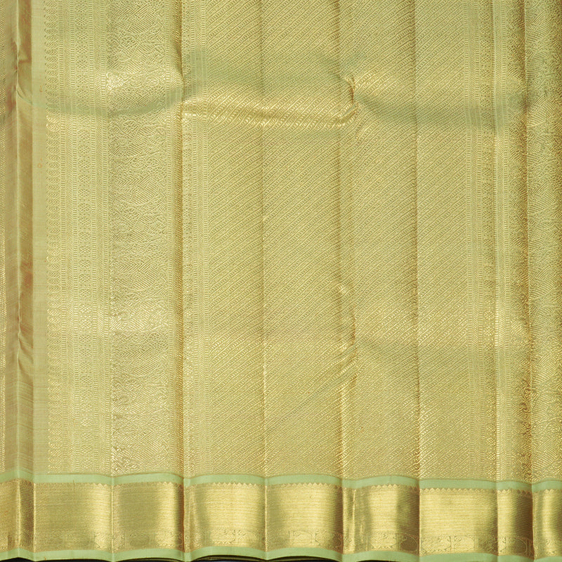 Hayagrivas Handloom Onion Pink Kanjivaram Silk Saree with Pista Green Border KBFL224G1-1-SBS-BF224
