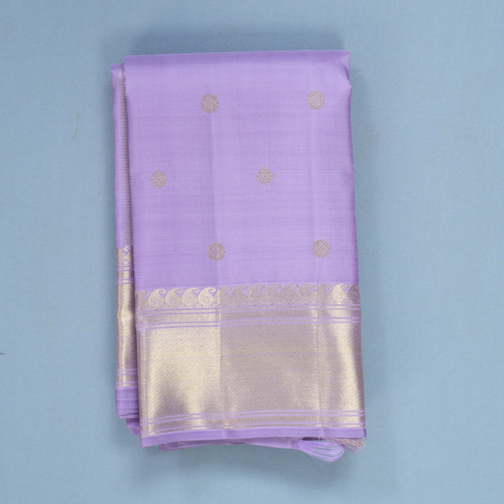 Hayagrivas Handloom Lavender Kanjivaram Silk Saree KBFL227G1-1-SBS-BF227