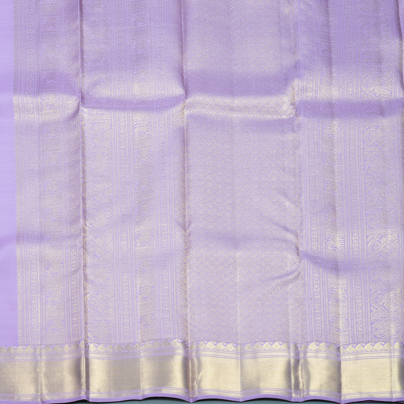 Hayagrivas Handloom Lavender Kanjivaram Silk Saree KBFL227G1-1-SBS-BF227