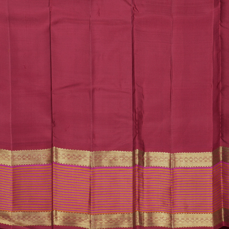 Hayagrivas Handloom Purple Kanjivaram Silk Saree with Red Border KBFL237G1-1-SBS-BF237