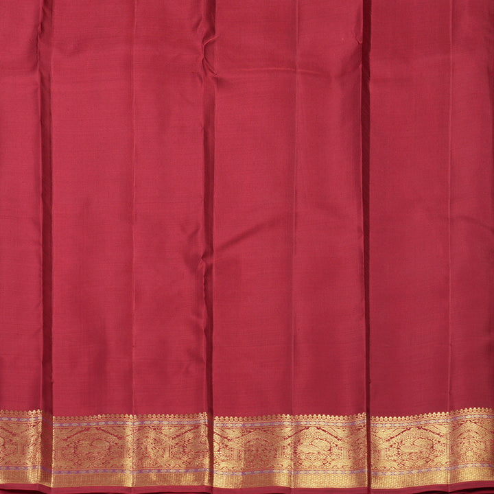 Hayagrivas Handloom Red Kanjivaram Silk Saree KBFL241G1-1-BF241-SBS