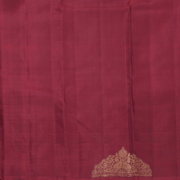 Hayagrivas Handloom Burgundy Kanjivaram Silk Saree KBFL245G1-1-BF245-SBS