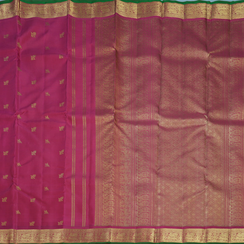 Hayagrivas Handloom Maroonish-Pink Kanjivaram Silk Saree KBFL250G1-1-BF250-SBS