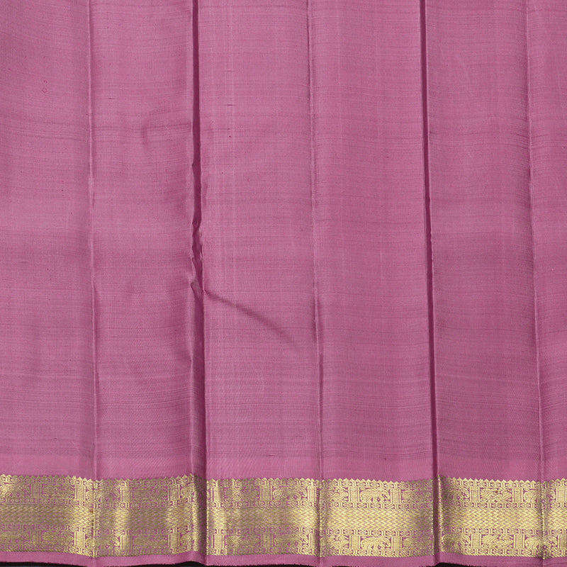 Hayagrivas Handloom Vadamalli Purple Kanjivaram Silk Saree with Persian Pink Border KBFL253G1-1-BF253-SBS