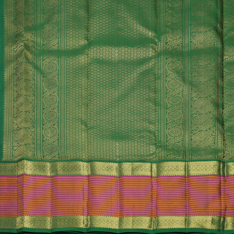 Hayagrivas Handloom Light Green Kanjivaram Silk Saree KBFL255G1-1-BF255-SBS