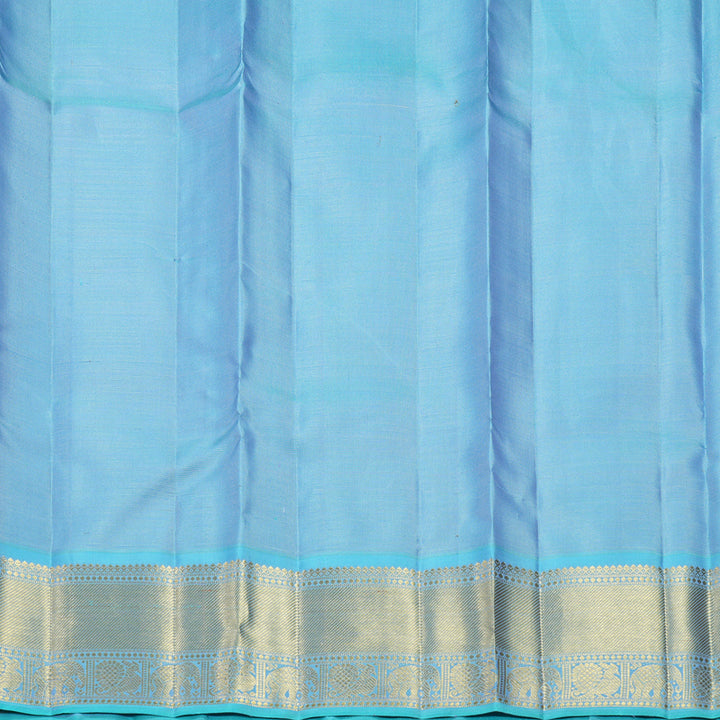 Hayagrivas Handloom Powder Blue Kanjivaram Silk Saree KBFL261G1-1-BF261-SBS