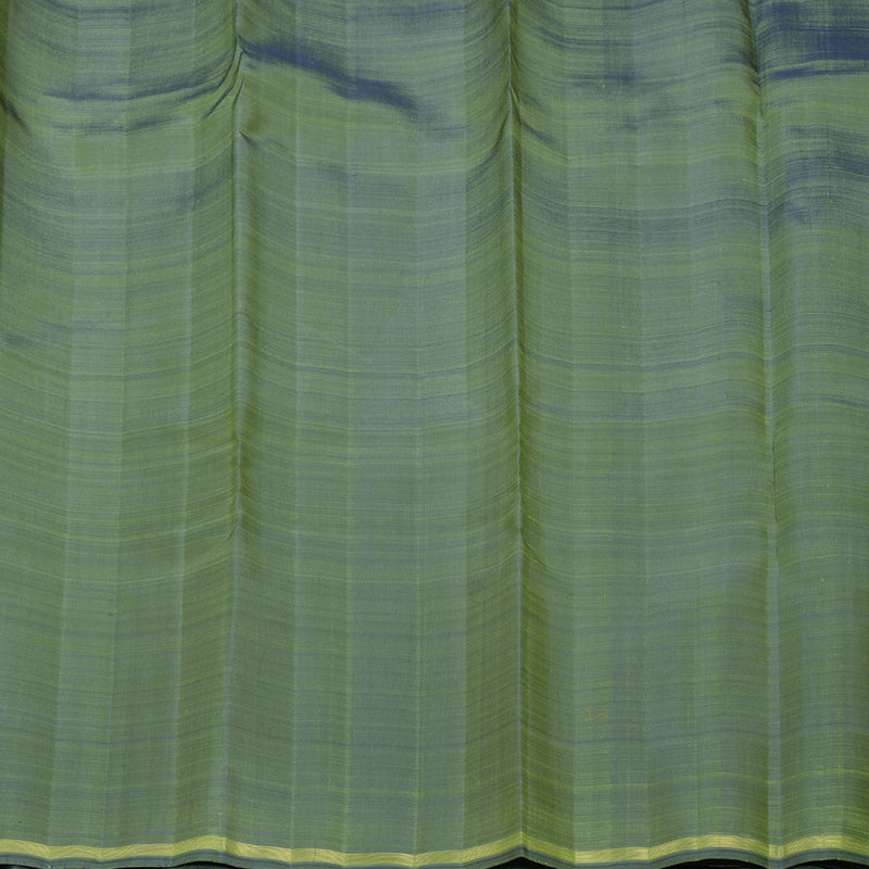 Hayagrivas Handloom Green &amp; Blue (Shot Colour) Kanjivaram Silk Saree KBFL272H1-1-BF272-SBS
