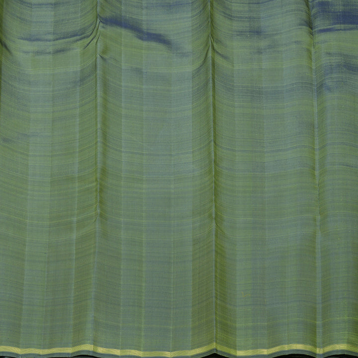 Hayagrivas Handloom Green &amp; Blue (Shot Colour) Kanjivaram Silk Saree KBFL272H1-1-BF272-SBS