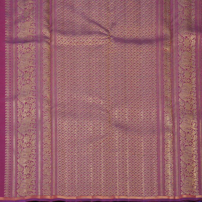 Hayagrivas Handloom Rustic Purple Kanjivaram Silk Saree KBFL273H1-1-BF273-SBS