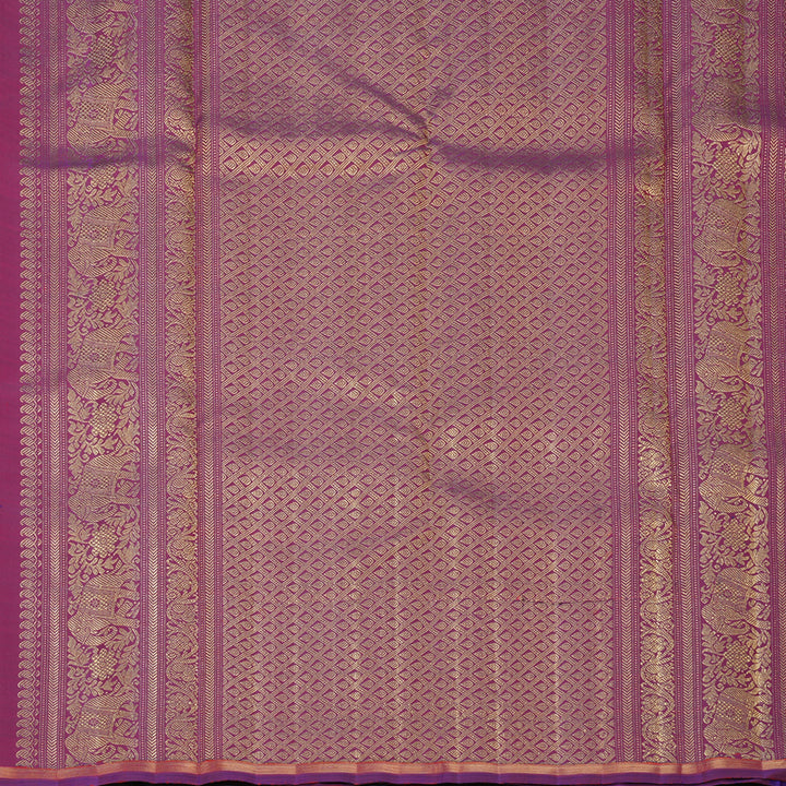 Hayagrivas Handloom Rustic Purple Kanjivaram Silk Saree KBFL273H1-1-BF273-SBS