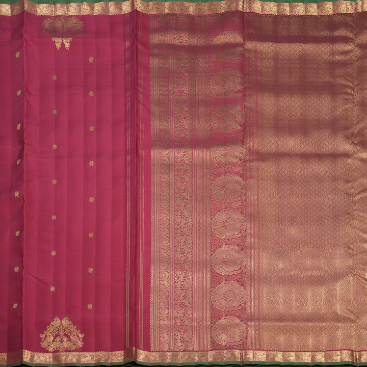 Hayagrivas Handloom Maroon Ten Yards Silk Saree KBFL277H1-1-BF277-SBS