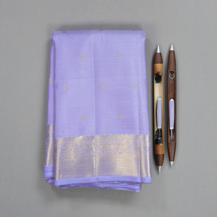 Hayagrivas Handloom Lavender Kanjivaram Silk Saree KBFL283H1-1-BF283-SBS