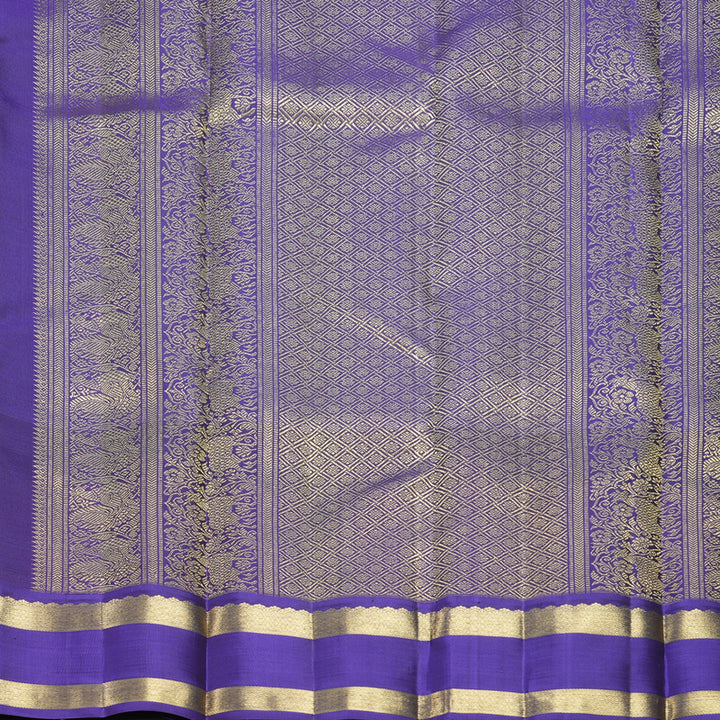 Hayagrivas Handloom Honey Brown Kanjivaram Silk Saree with Multicolour Border KBFL285H1-1-BF285-SBS