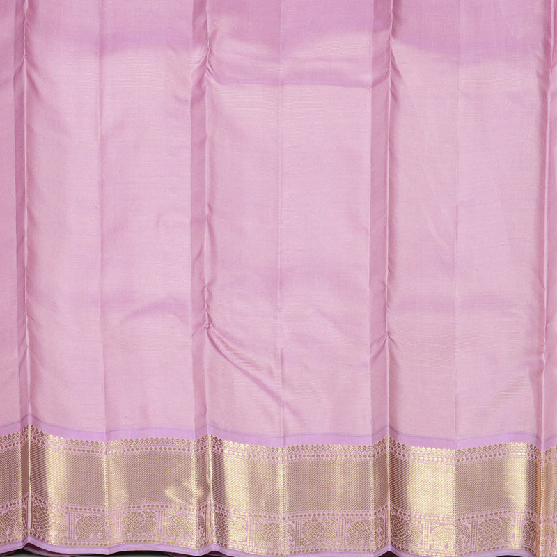 Hayagrivas Handloom Lotus Pink Kanjivaram Silk Saree KBFL287H1-1-BF287-SBS