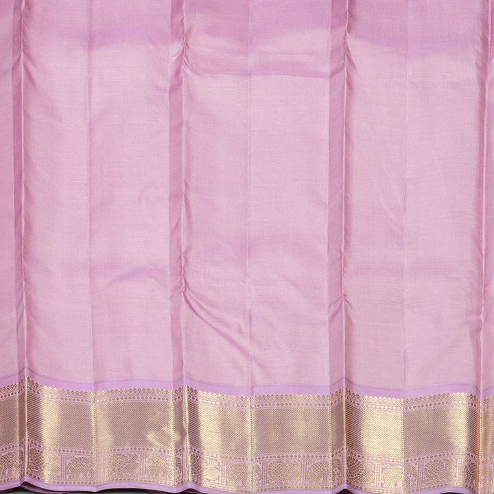 Hayagrivas Handloom Lotus Pink Kanjivaram Silk Saree KBFL287H1-1-BF287-SBS