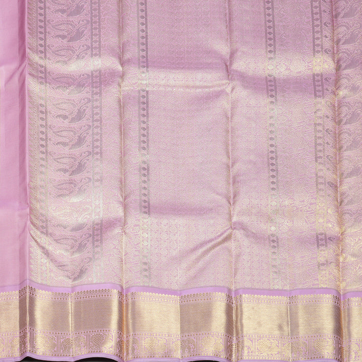 Hayagrivas Handloom Lotus Pink Kanjivaram Silk Saree KBFL287H1-1-BF287-SBS