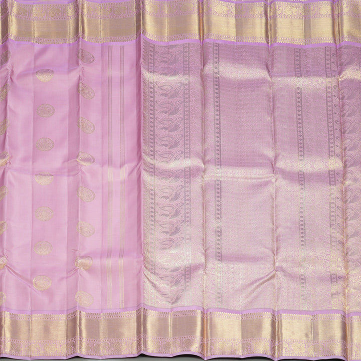 Hayagrivas Handloom Lotus Pink Kanjivaram Silk Saree KBFL287H1-1-BF287-SBS
