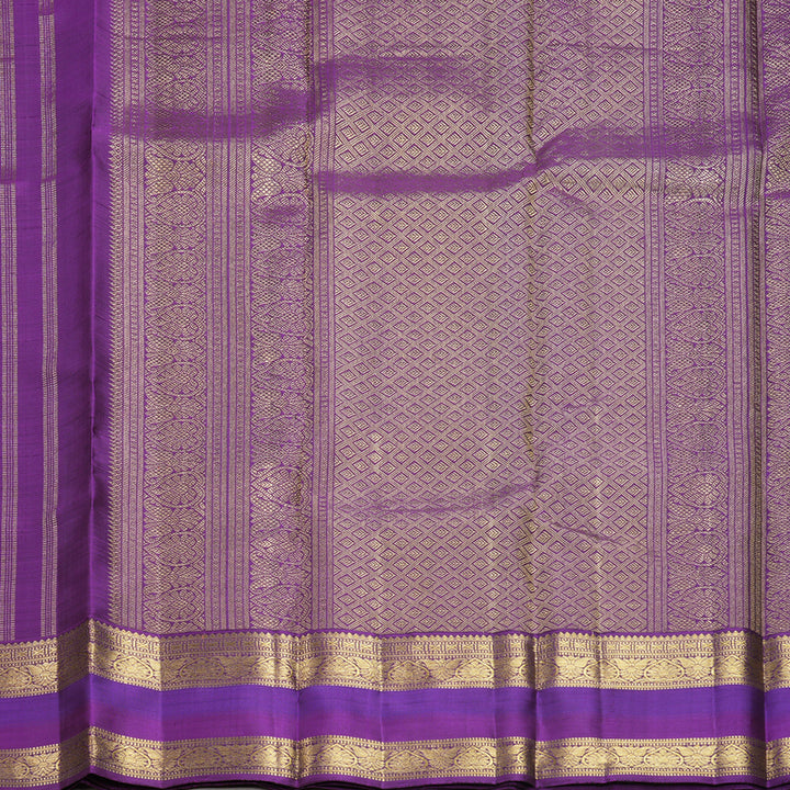 Hayagrivas Handloom Purple Kanjivaram Silk Saree KBFL289H1-1-BF289-SBS
