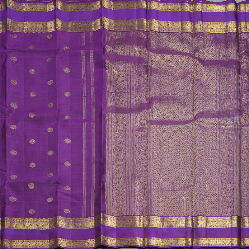 Hayagrivas Handloom Purple Kanjivaram Silk Saree KBFL289H1-1-BF289-SBS