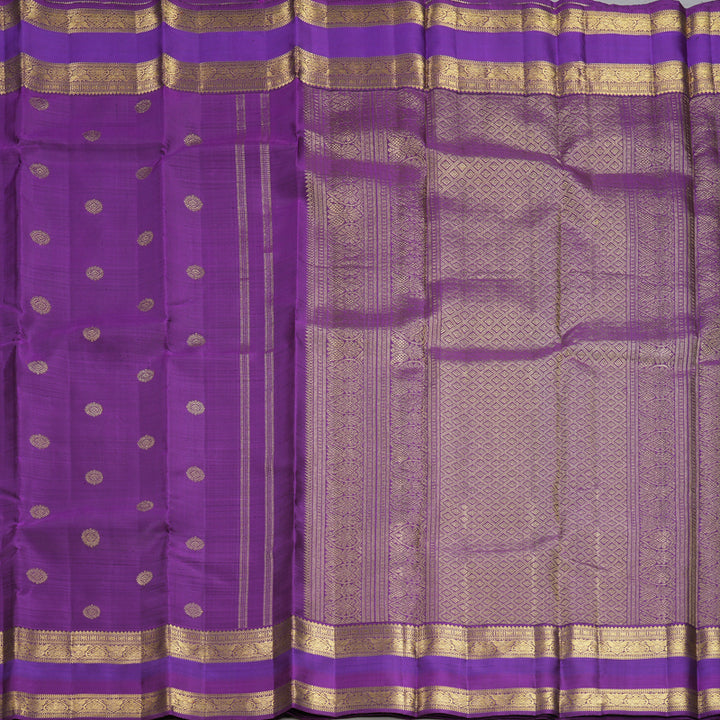 Hayagrivas Handloom Purple Kanjivaram Silk Saree KBFL289H1-1-BF289-SBS