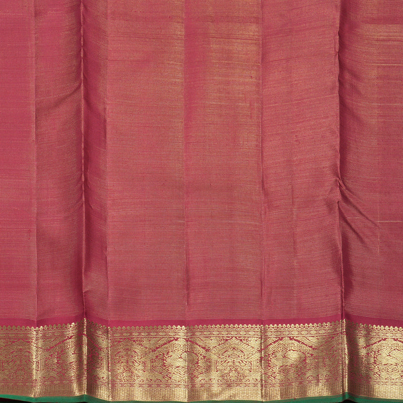 Hayagrivas Handloom Maroon Ten Yards Kanjivaram Silk Saree KBFL290H1-1-BF290-SBS