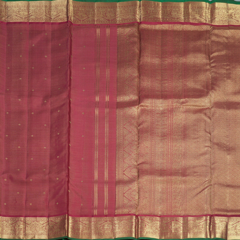 Hayagrivas Handloom Maroon Ten Yards Kanjivaram Silk Saree KBFL290H1-1-BF290-SBS