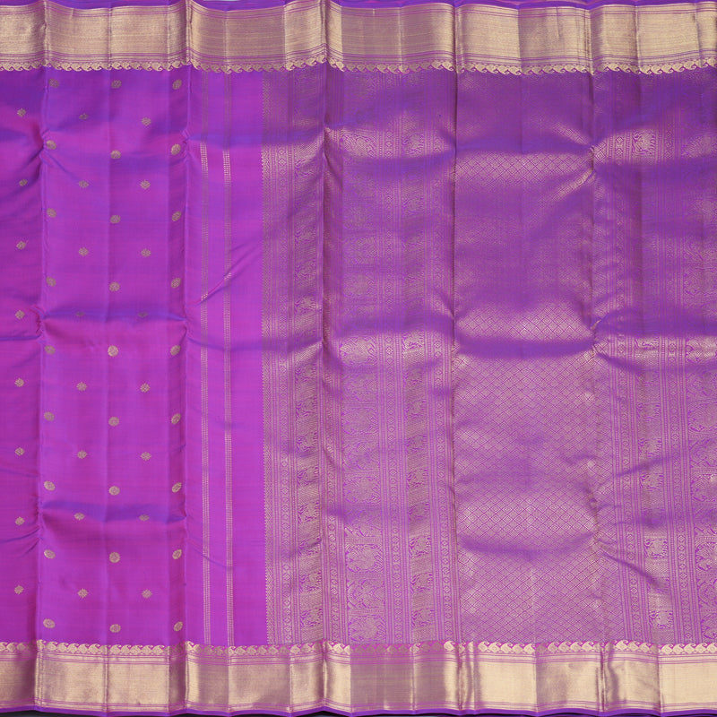 Hayagrivas Handloom Purple Kanjivaram Silk Saree KBFL301H1-1-BF301-SBS