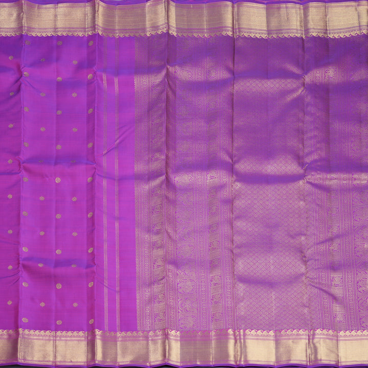 Hayagrivas Handloom Purple Kanjivaram Silk Saree KBFL301H1-1-BF301-SBS