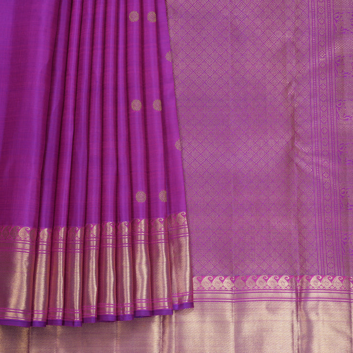 Hayagrivas Handloom Purple Kanjivaram Silk Saree KBFL301H1-1-BF301-SBS