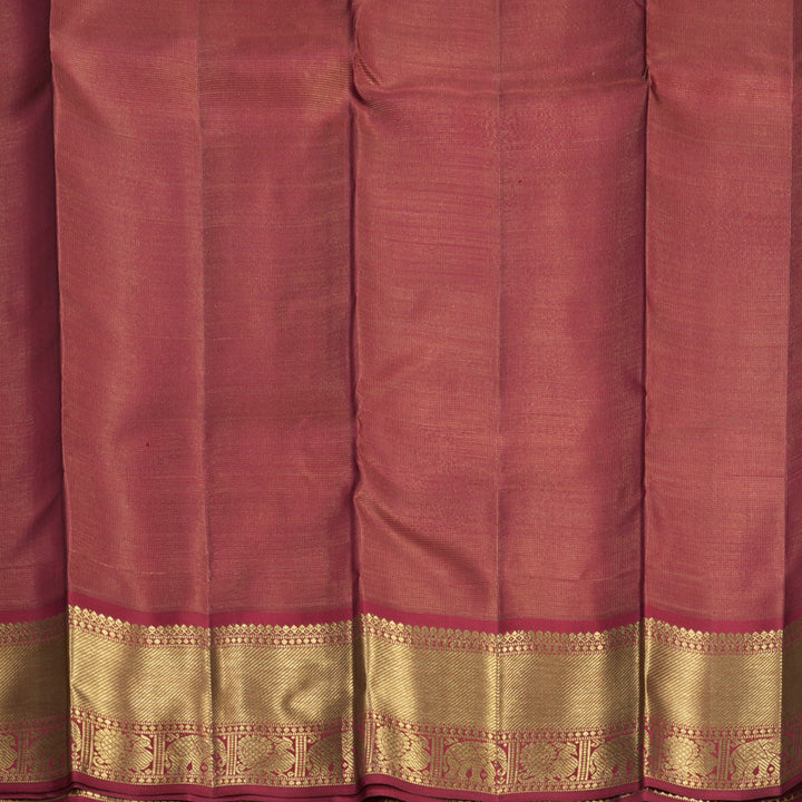 Hayagrivas Handloom Maroon Kanjivaram Silk Saree KBFL303H1-1-BF303-SBS